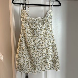 Acre mini dress yellow multi